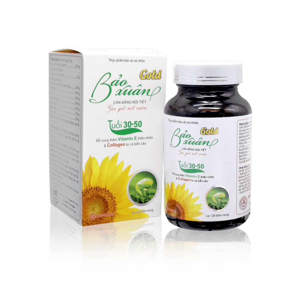 Viên uống bảo xuân gold dạng lọ